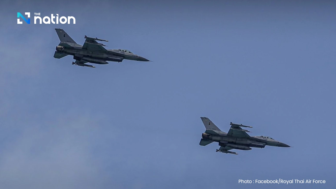 Thailand Kerahkan Dua Jet F-16 Cegat Pesawat Pengebom Myanmar di Dekat Tak